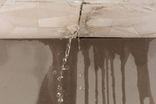 Professional Water Damage Restoration technician working in Milledgeville, OH